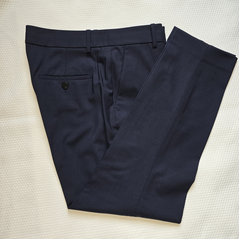 Theory Navy Trousers - Women's Tailored Dress Pants